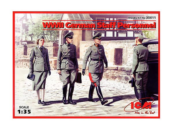 ICM WWII German Staff Personnel (4 figures) | 4823044402786