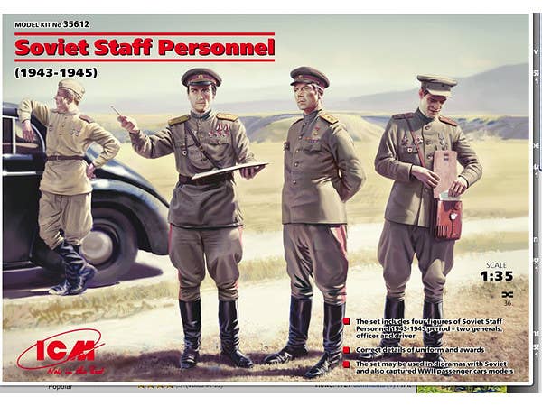 ICM Soviet Staff Personnel (1943-1945) (4 figures) | 4823044402687