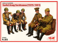 ICM Soviet Army Servicemen (1979-1991), (5 figures) | 4823044403271