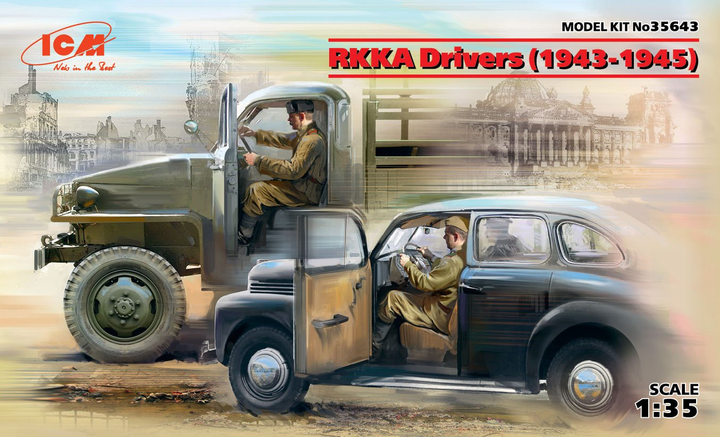 ICM 1/35 RKKA Drivers (1943-1945) (2 figures) | 4823044405237
