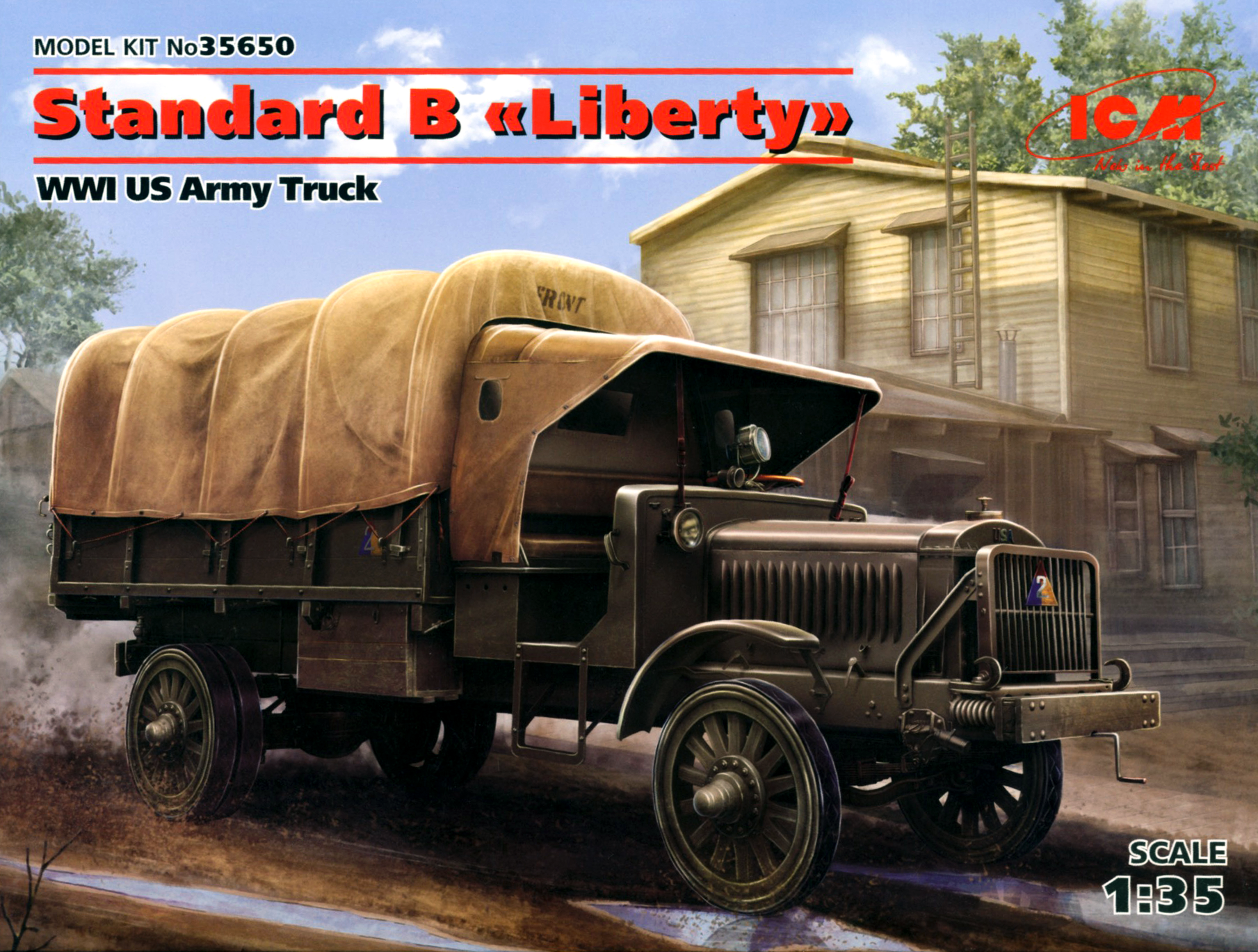 ICM 1/35 Standard B 'Liberty', WWI US Army Truck | 4823044405060