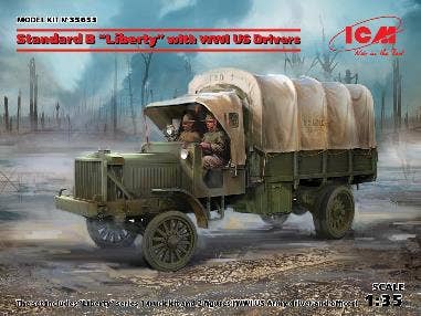 ICM 1/35 Standard B 'Liberty' with WWI US Drivers | 4823044406524