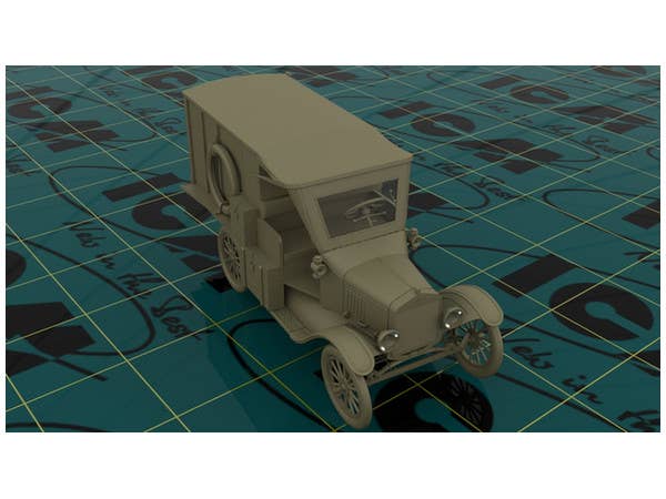 ICM 1/35 Model T 1917 Ambulance, WWI American Car | 4823044404056