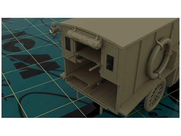 ICM 1/35 Model T 1917 Ambulance, WWI American Car | 4823044404056