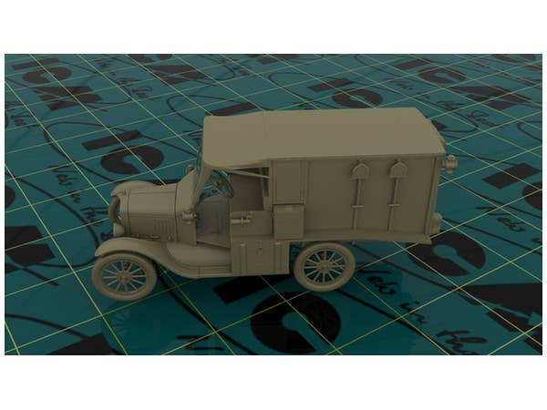 ICM 1/35 Model T 1917 Ambulance, WWI American Car | 4823044404056