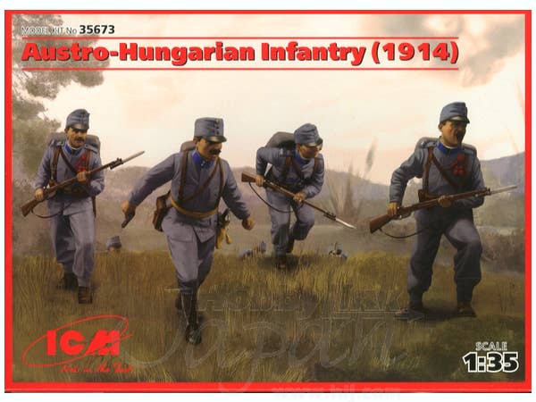 ICM 1/35 Austro-Hungarian Infantry (1914) (4 figures) | 4823044403028