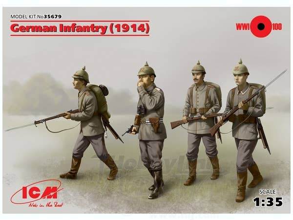 ICM 1/35 German Infantry (1914) (4 figures) | 4823044403325