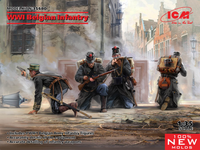 ICM 1/35 WWI Belgian Infantry (100% new molds) | 4823044408184