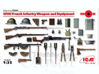 ICM 1/35 WWI French Infantry Weapon and Equipment | 4823044403332