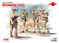 ICM 1/35 US Infantry (1917) (4 figures) | 4823044403486
