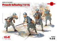 ICM 1/35 French Infantry (1916) (4 figures) | 4823044404193