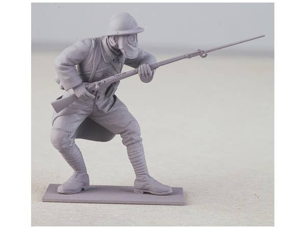 ICM 1/35 French Infantry in Gas Masks (1918) (4 figures) | 4823044404704