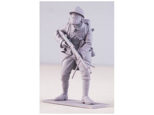 ICM 1/35 French Infantry in Gas Masks (1918) (4 figures) | 4823044404704