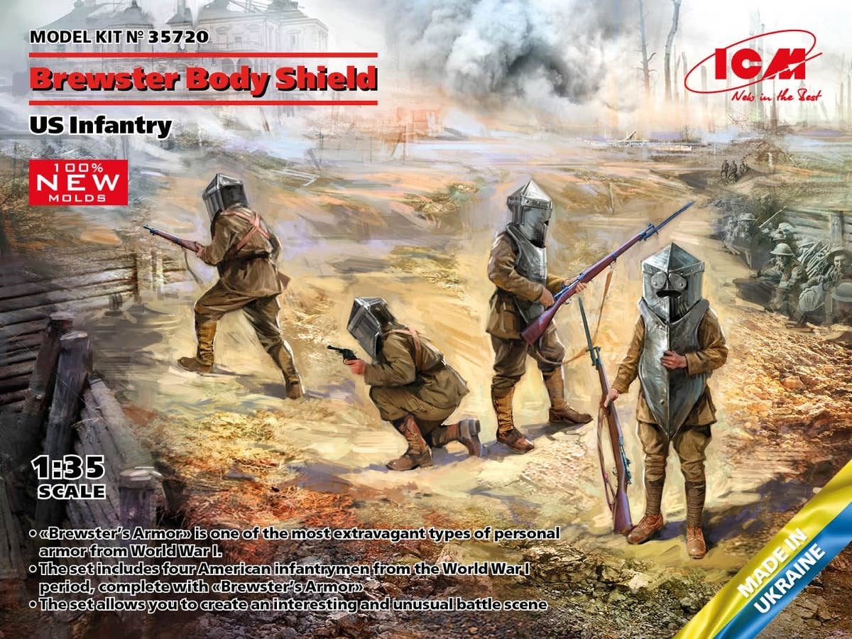 ICM 1/35 Brewster Body Shield, US Infantry (100% new molds) | 4823044409037