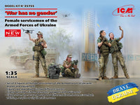 ICM 1/35 ''War has no gender'. Female servicemen of the Armed Forces of Ukraine (100% new molds) | 4823044410163