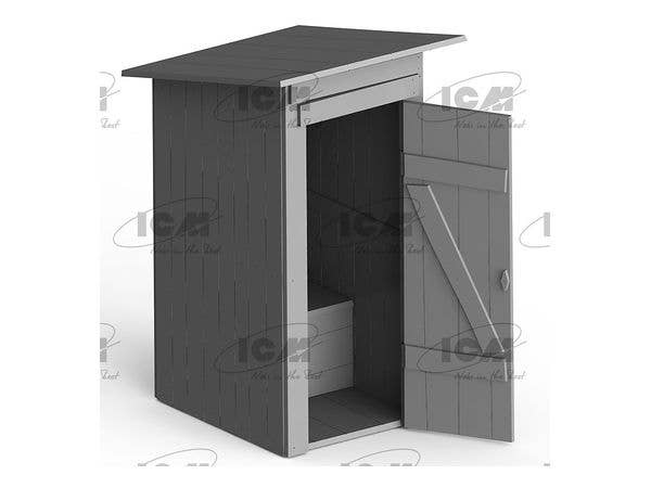ICM 1/35 WC Field Toilet, 100% New Molds | 4823044407910