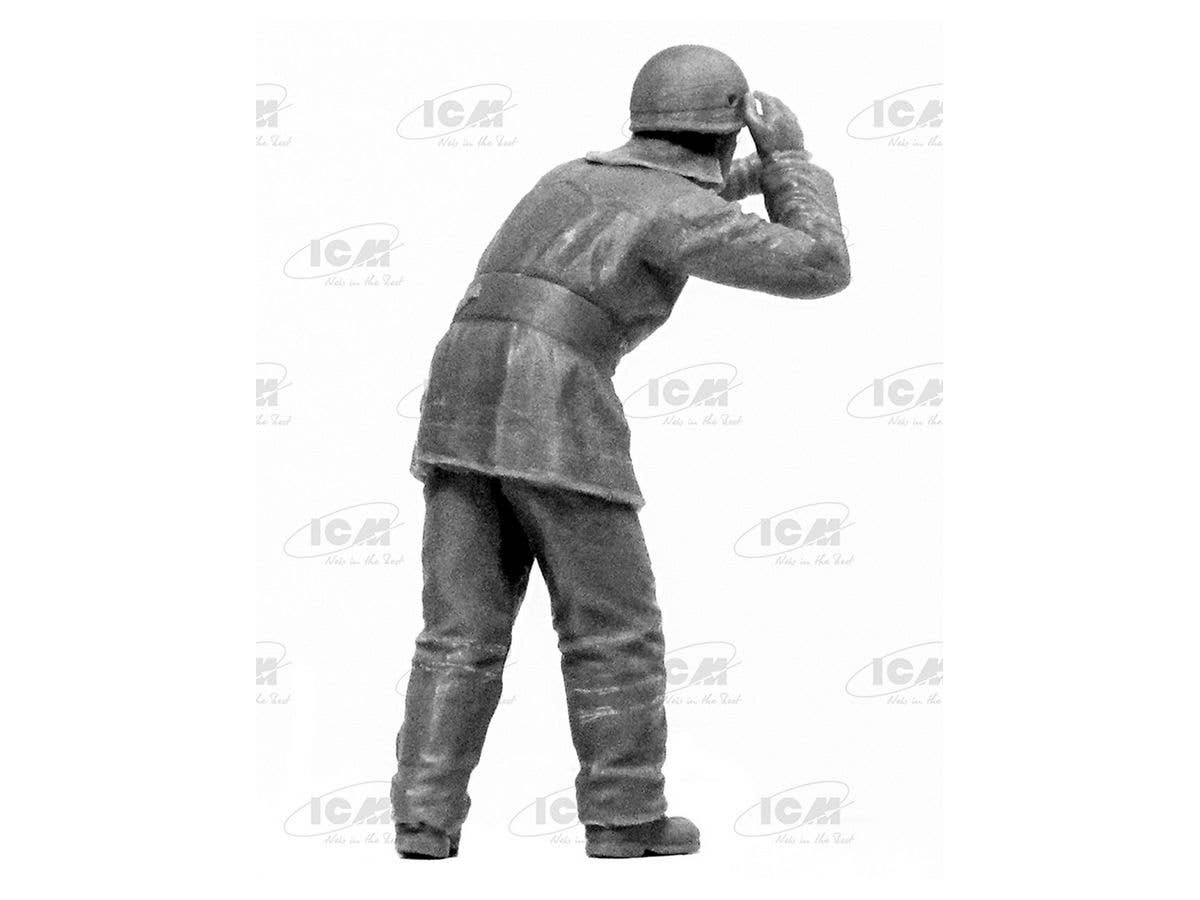 ICM 1/35 Chernobyl#2. Fire Fighters (AC-40-137A firetruck & 4 figures & diorama base with background) | 4823044406173