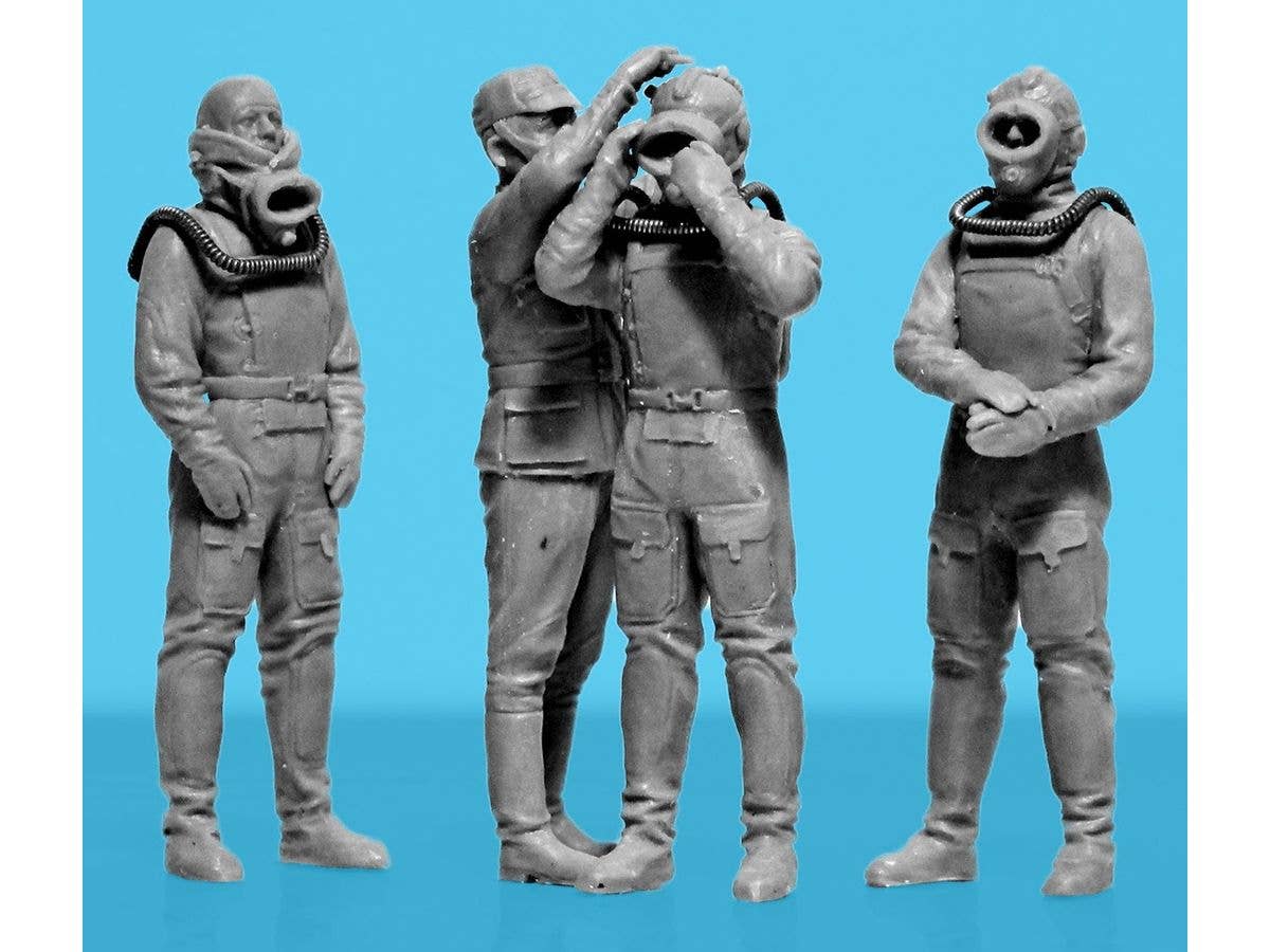 ICM 1/35 Chernobyl#6. Feat of Divers (3 figures) (100% new molds), Figure | 4823044409785