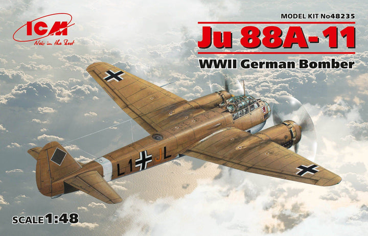 ICM 1/48 Ju 88A-11, WWII German Bomber | 4823044404360