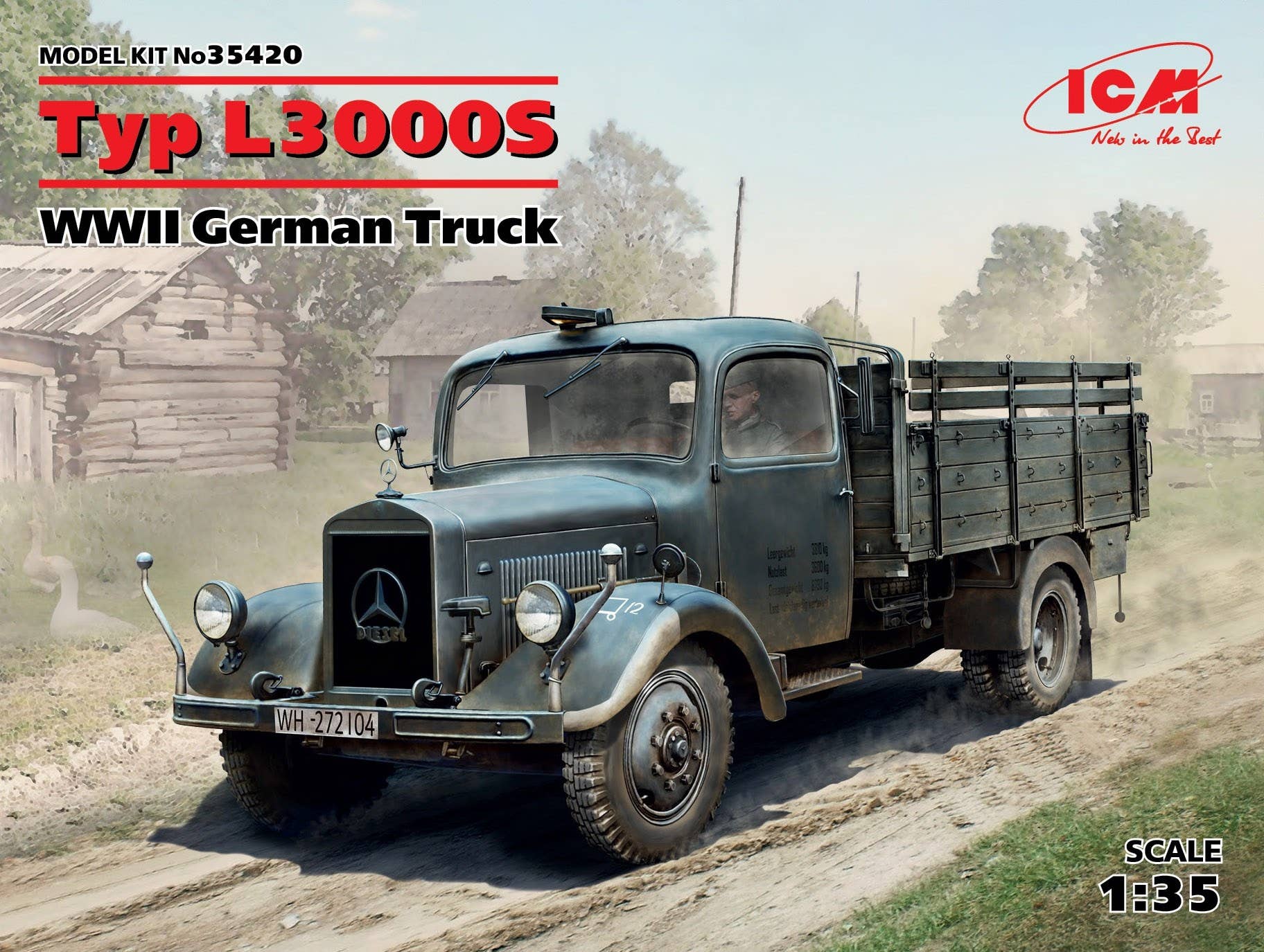 ICM 1/35 Typ L3000S, WWII German Truck | 4823044404384
