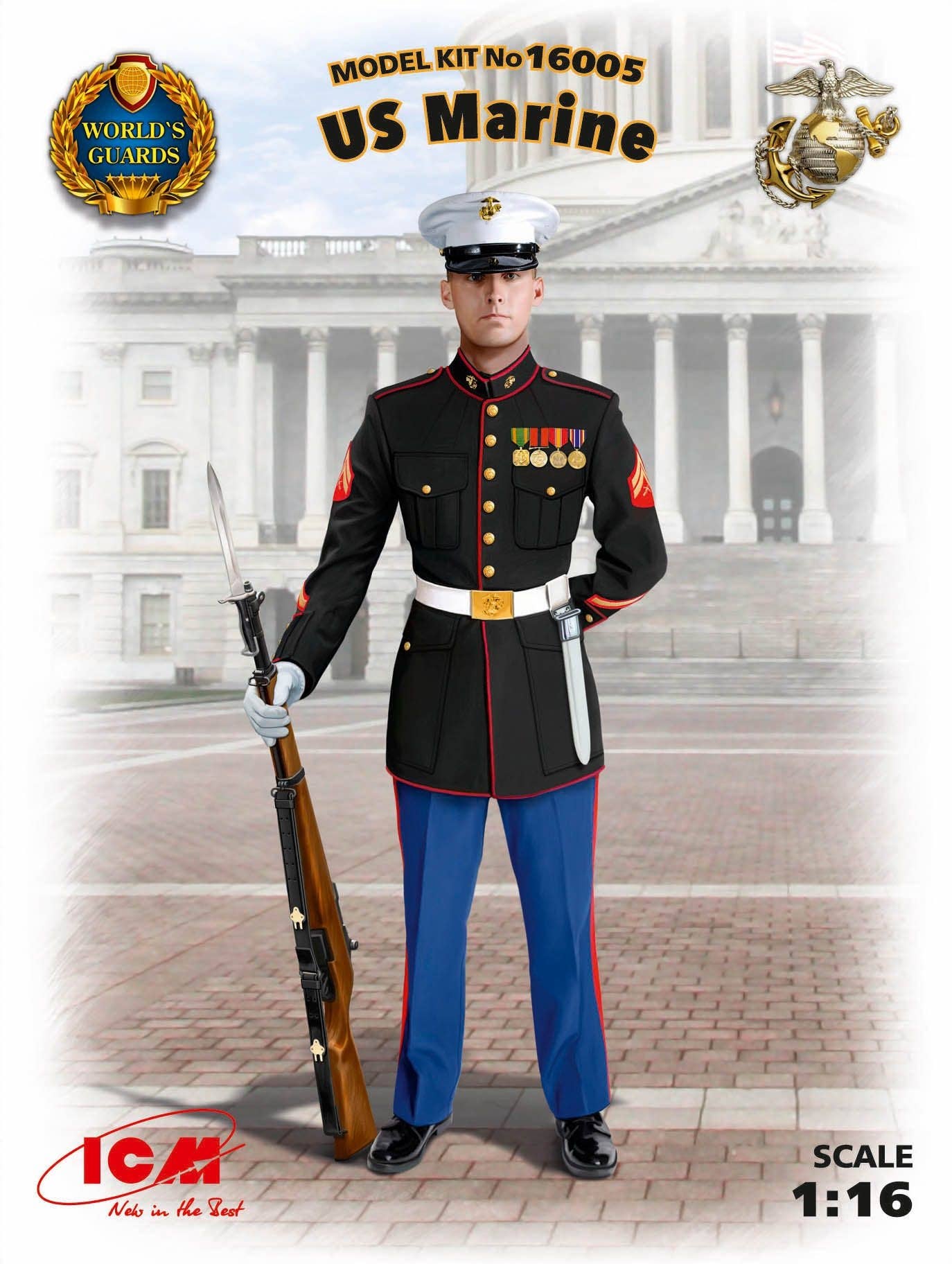 ICM 1/16 US Marines Sergeant | 4823044404667