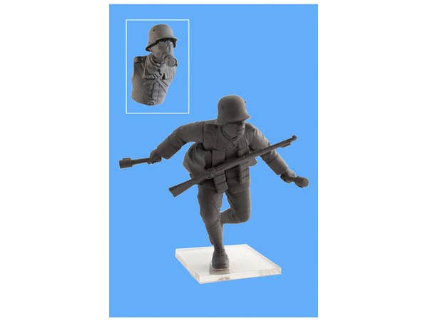 ICM 1/35 German Infantry in Gas Masks (1918) (4 figures) | 4823044404674