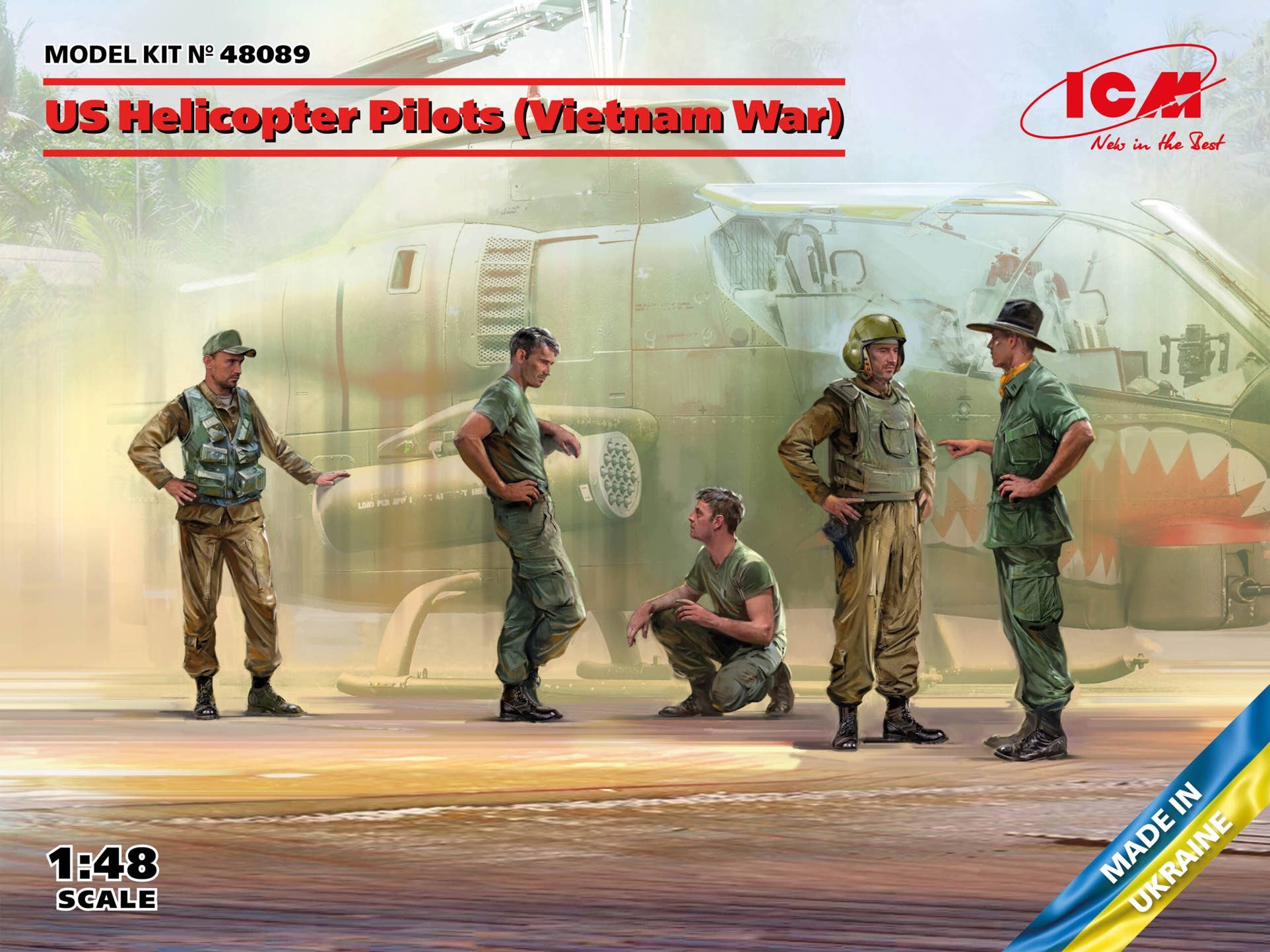 ICM 1/48 US Helicopter Pilots (Vietnam War), Figure | 4823044408979