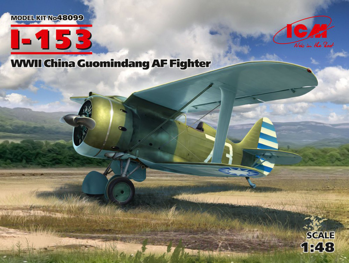 ICM I-153, WWII China Guomindang AF Fighter | 4823044405718