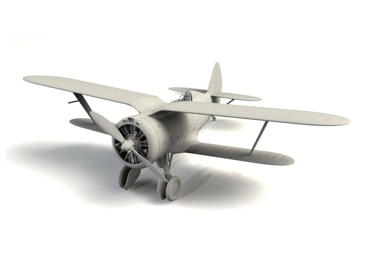 ICM I-153, WWII China Guomindang AF Fighter | 4823044405718