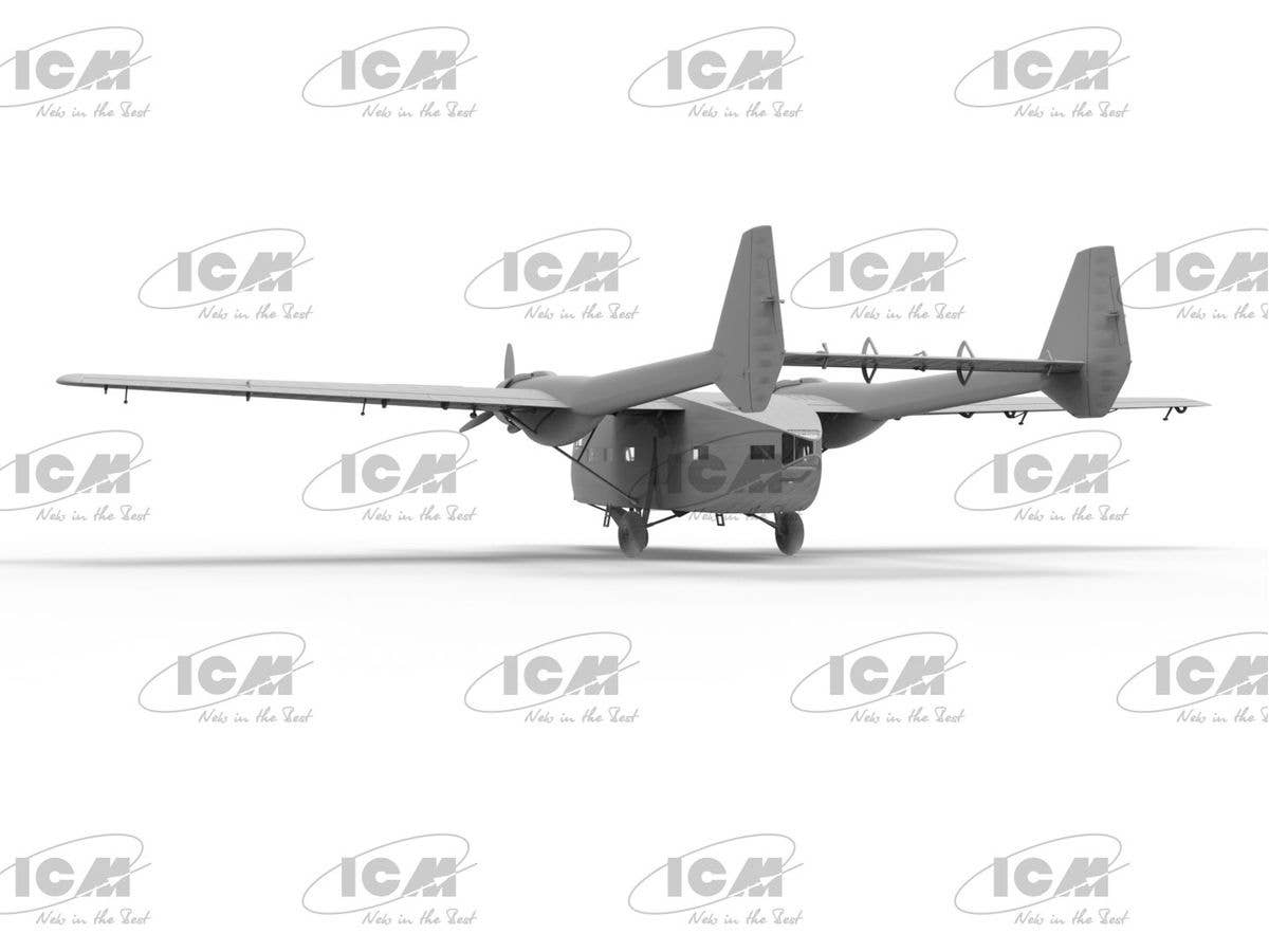 ICM 1/48 Gotha Go 244B-2, WWII German Transport Aircraft | 4823044409471