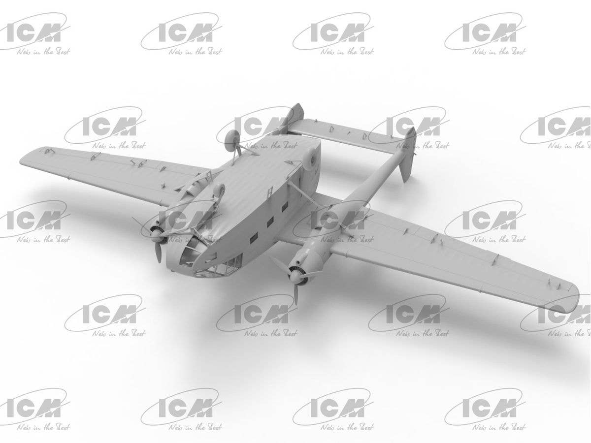 ICM 1/48 Gotha Go 244B-2, WWII German Transport Aircraft | 4823044409471