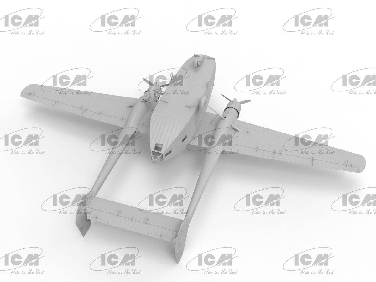 ICM 1/48 Gotha Go 244B-2, WWII German Transport Aircraft | 4823044409471