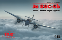 ICM 1/48 Ju 88_-6b, WWII German Night Fighter | 4823044404896
