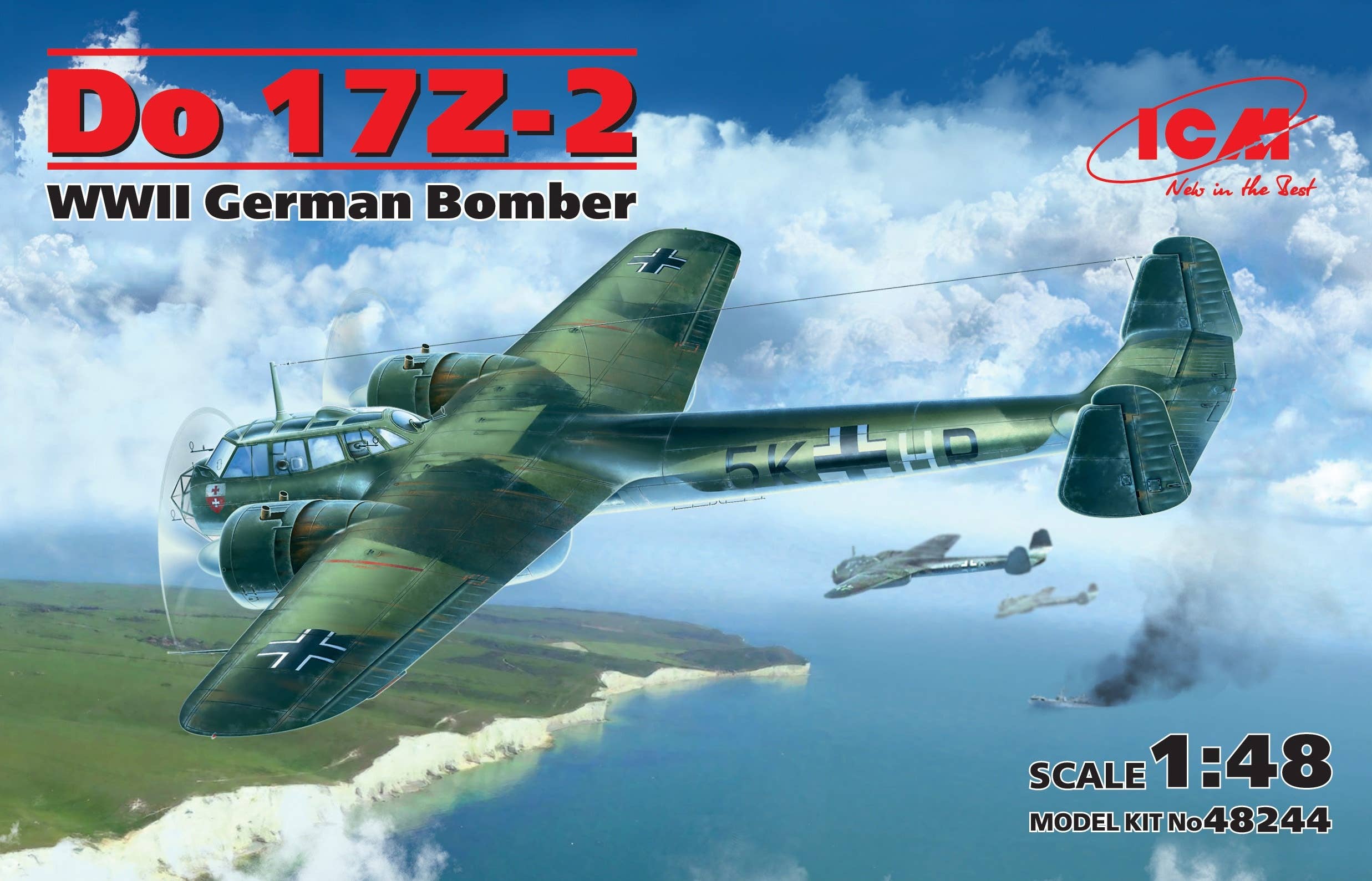 ICM 1/48 Do 17Z-2, WWII German Bomber | 4823044403585