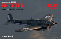 ICM 1/48 He 111H-3, WWII German Bomber | 4823044404513
