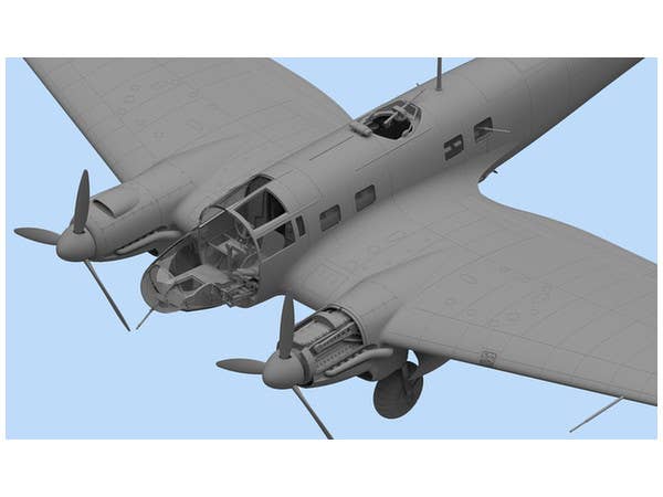ICM 1/48 He 111H-3, WWII German Bomber | 4823044404513