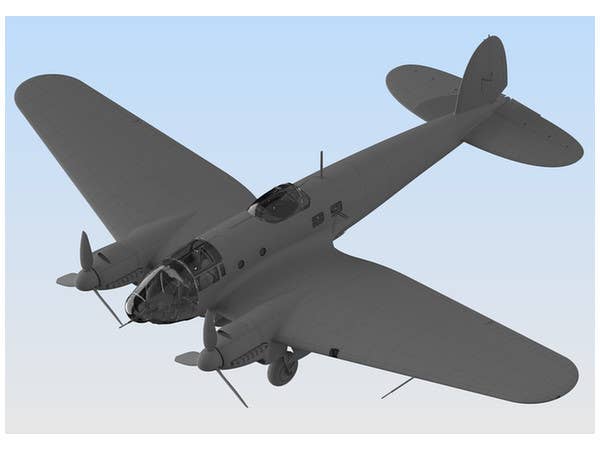 ICM 1/48 He 111H-16, WWII German Bomber | 4823044404933