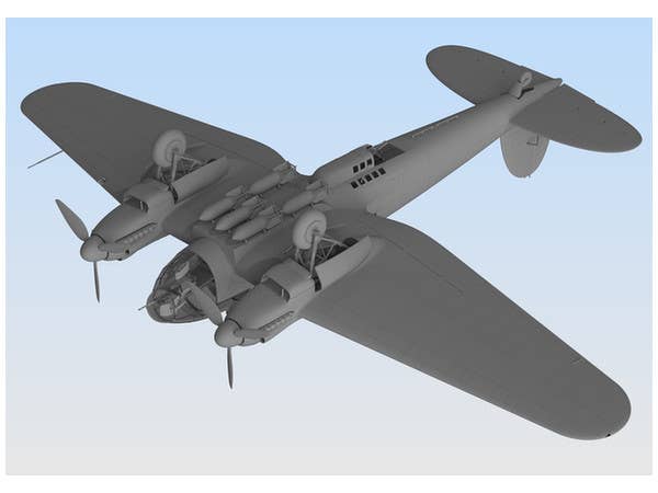 ICM 1/48 He 111H-16, WWII German Bomber | 4823044404933