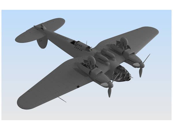 ICM 1/48 He 111H-16, WWII German Bomber | 4823044404933