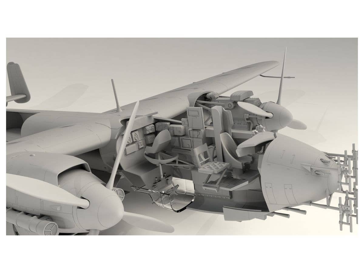 ICM 1/48 Do 217N-1, WWII German Night Fighter (100% new molds) | 4823044404940