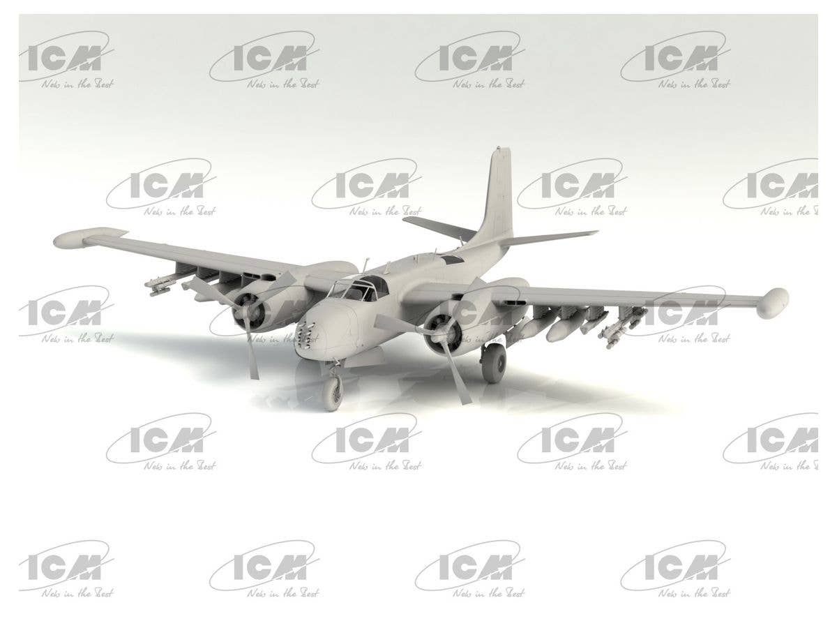 ICM 1/48 B-26K Counter Invader, USAF Vietnam War Attack Aircraft | 4823044407613