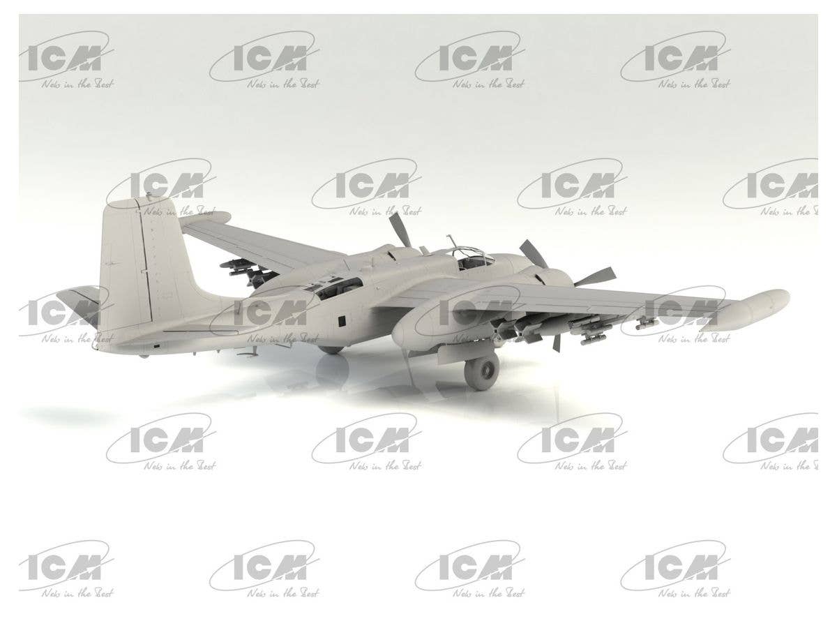 ICM 1/48 B-26K Counter Invader, USAF Vietnam War Attack Aircraft | 4823044407613