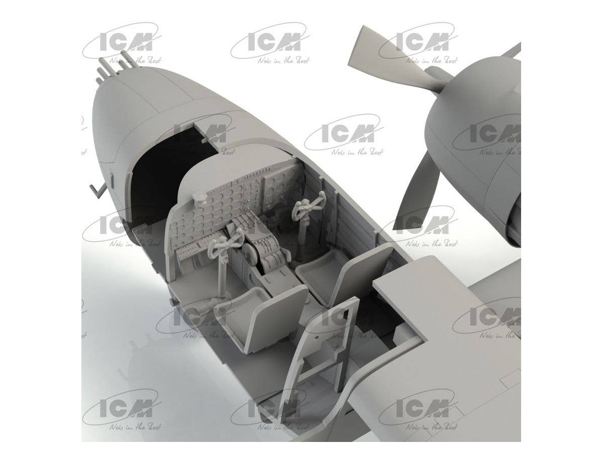 ICM 1/48 B-26K Counter Invader, USAF Vietnam War Attack Aircraft | 4823044407613