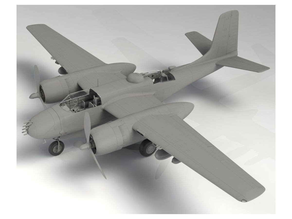 ICM 1/48 B-26B-50 Invader, Korean War American Bomber (100% new molds) | 4823044405770
