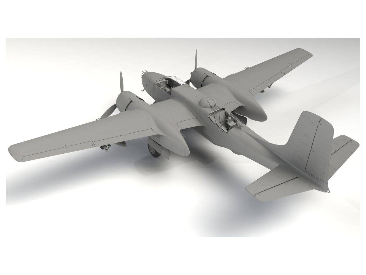 ICM 1/48 B-26B-50 Invader, Korean War American Bomber (100% new molds) | 4823044405770