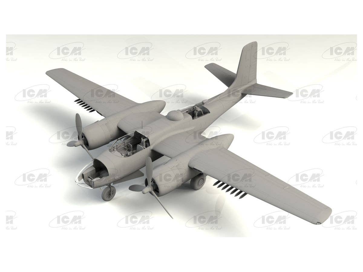 ICM 1/48 B-26C-50 Invader, Korean War American Bomber | 4823044406302
