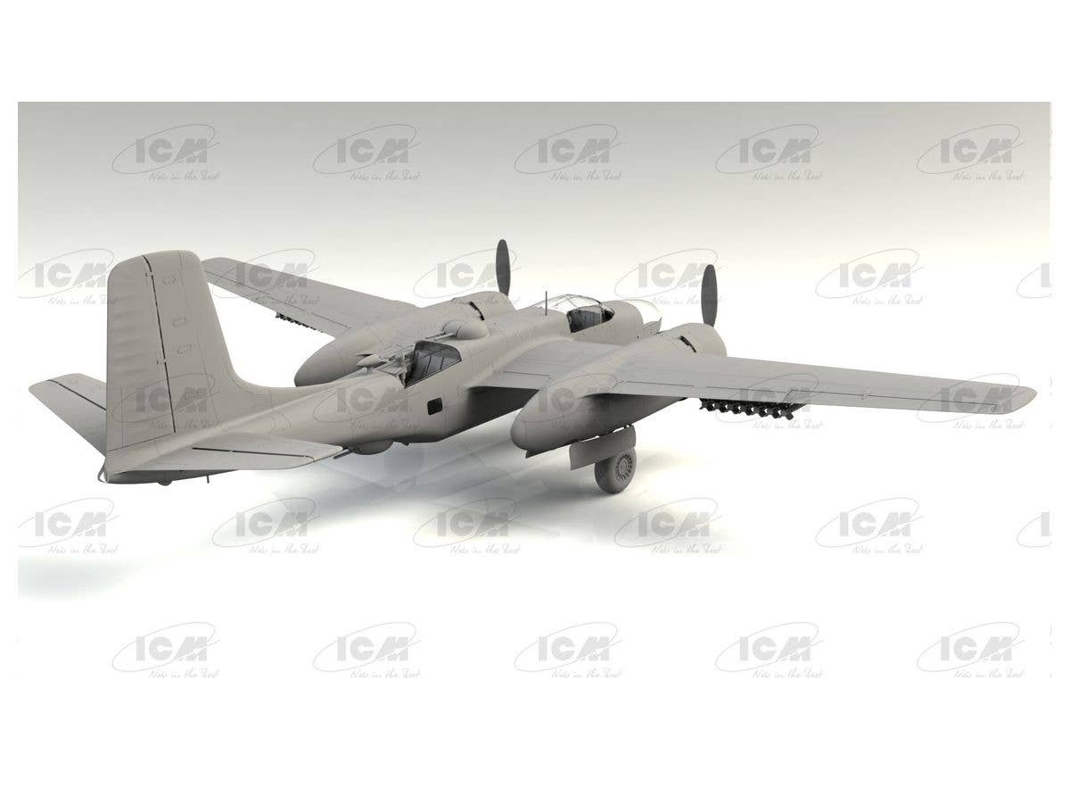 ICM 1/48 B-26C-50 Invader, Korean War American Bomber | 4823044406302