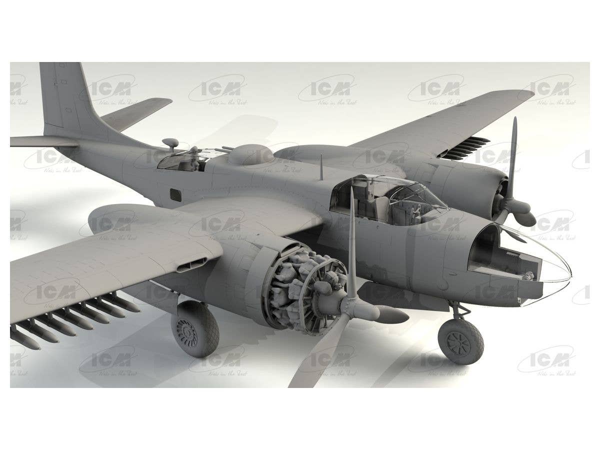 ICM 1/48 B-26C-50 Invader, Korean War American Bomber | 4823044406302