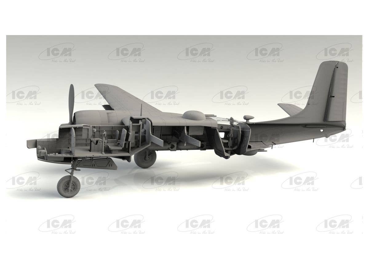 ICM 1/48 B-26C-50 Invader, Korean War American Bomber | 4823044406302