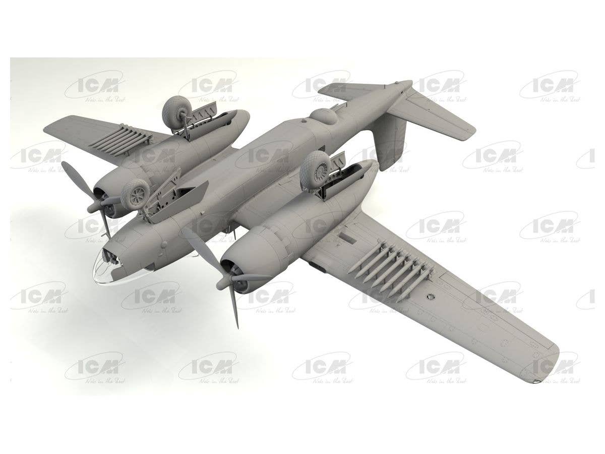 ICM 1/48 B-26C-50 Invader, Korean War American Bomber | 4823044406302